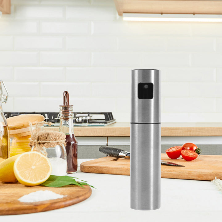 Oil Spray Bottle For Dosa  Food Grade Stainless Steel Glass Oil Spray Bottle (100 Ml) - Trendex