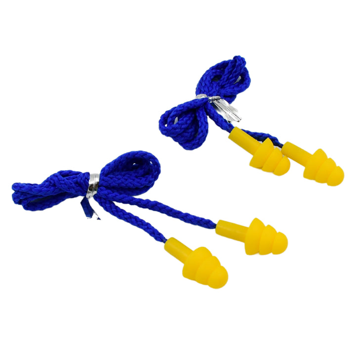 Soft Silicone Ear Plugs Hearing Protection (2 Pc Set) - Trendex