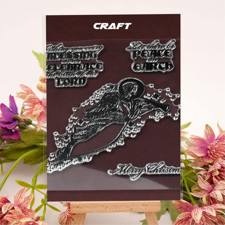 Reusable Rubber Stamp Tpr Stamp Diy Accessories Good Stamping Effect Diy Transparent Stamp Stick Repeatedly For Envelope For Diary For Invitation Letter Photo Album Decoration For Paper Crafts (Mix Design  1 Set) - Trendex