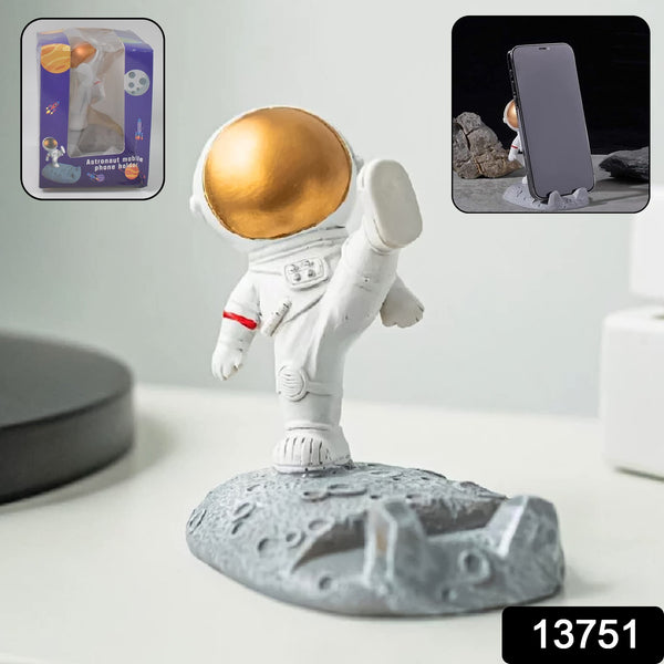 Mobile Holder Astronaut Phone Stand Planet Creative Fun 3d Design (1 Pc) - Trendex