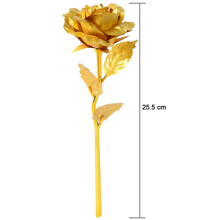 0879 B Golden Rose Used In All Kinds Of Places Like Household Offices Cafes Etc. For Decorating And To Look Good Purposes And All. - Trendex