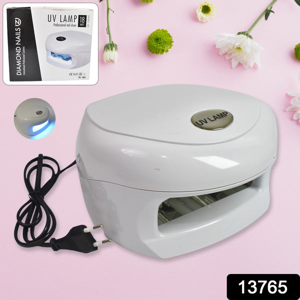 18w Led Uv Lamp Nail Dryer Gel Nail Lamp Nail Polish Curing Lamp (1 Pc) - Trendex