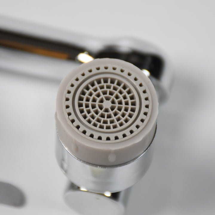1552 Splash Faucet Filter Faucet 1080 Rotating Faucet Sprayer Head Double O-ring Design Movable Tap Water Saving Sink Aerator Extender For Bathroom Kitchen ( Loose ) - Trendex