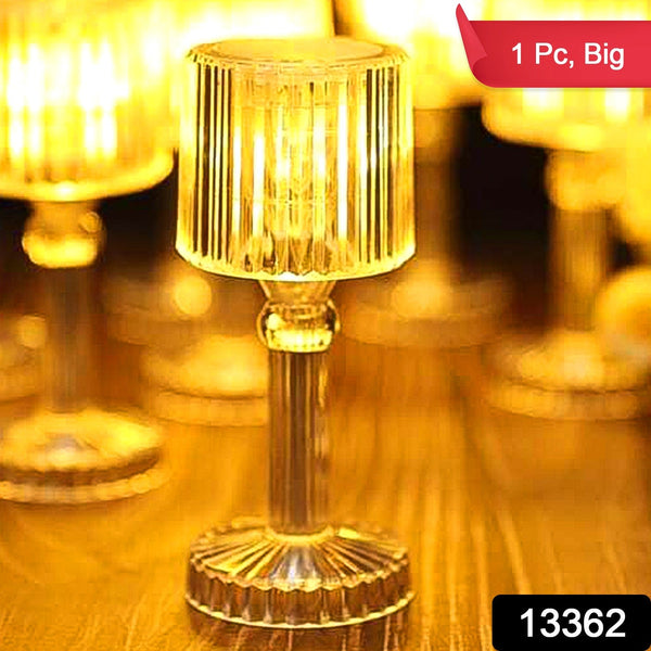 Big Acrylic Led Desk Lamps Table Lamp Portable Crystal (1 Pc  Big) - Trendex