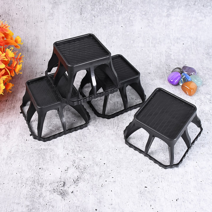 Multi-purpose Plastic Washing Machine Stand (4 Pcs Set) - Trendex