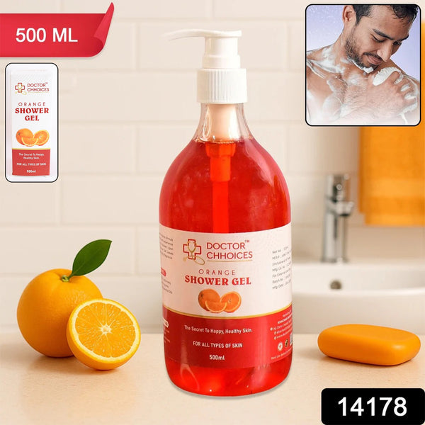 Doctor Chhoices Orange Shower Gel  500ml (1 Pc) - Trendex