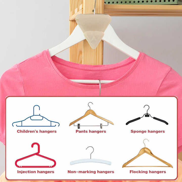 Multi-functional Plastic Triangle Hanger Connector Hooks (1 Pc) - Trendex