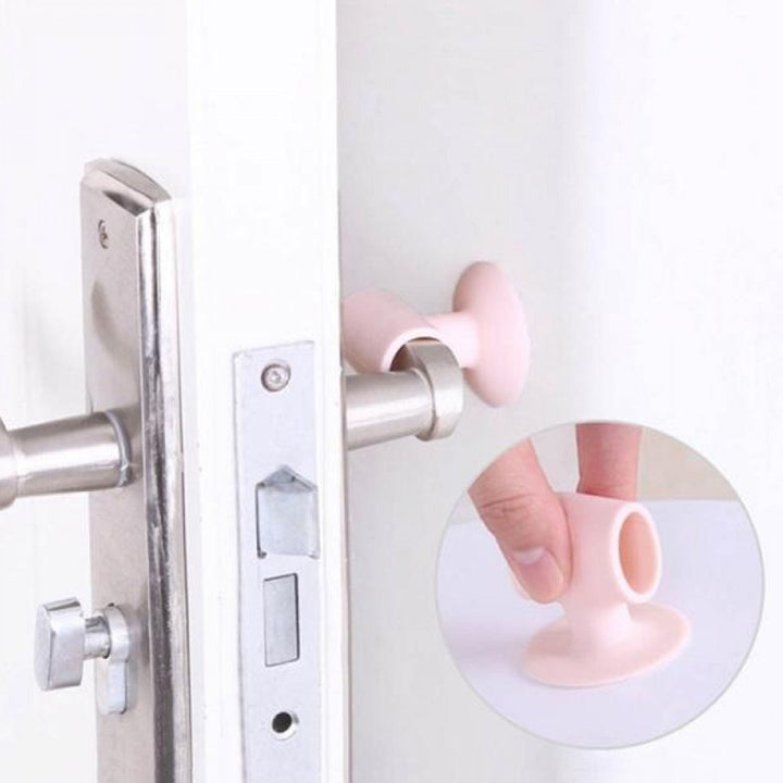 1442 Door Stopper Mini Anti-collision Silicone Door Handle Crash Pad - Trendex