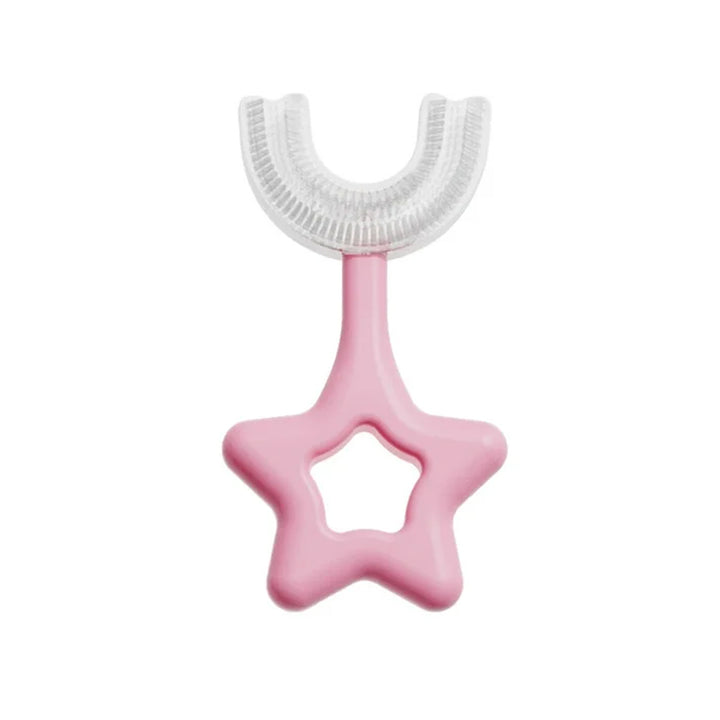 Star  U-shape Silicone Manual Toothbrush (1 Pc) - Trendex