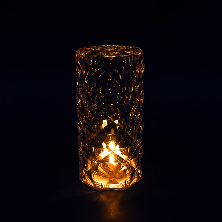 6240 Diamond Table Lamp  Candles For Home Decoration Crystal Candle Lights - Trendex