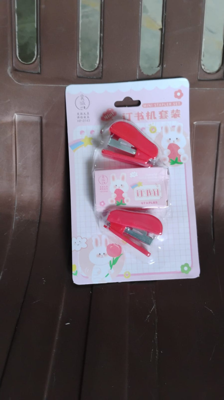 Mini Stapler With Staples  Pin Set (2 Pc) - Trendex