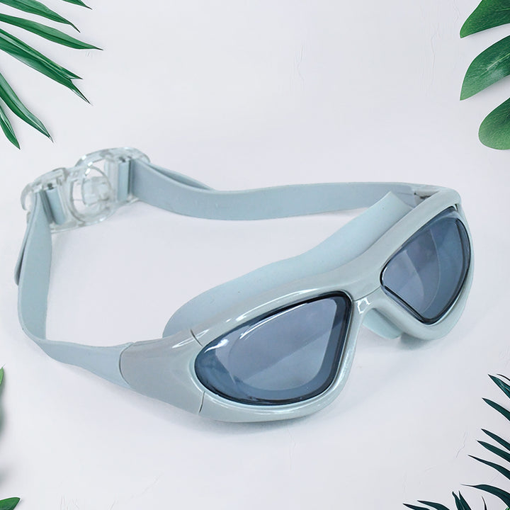 Premium Wide Vision Swimming Goggles With Protective Hard Case (1 Pc) - Trendex