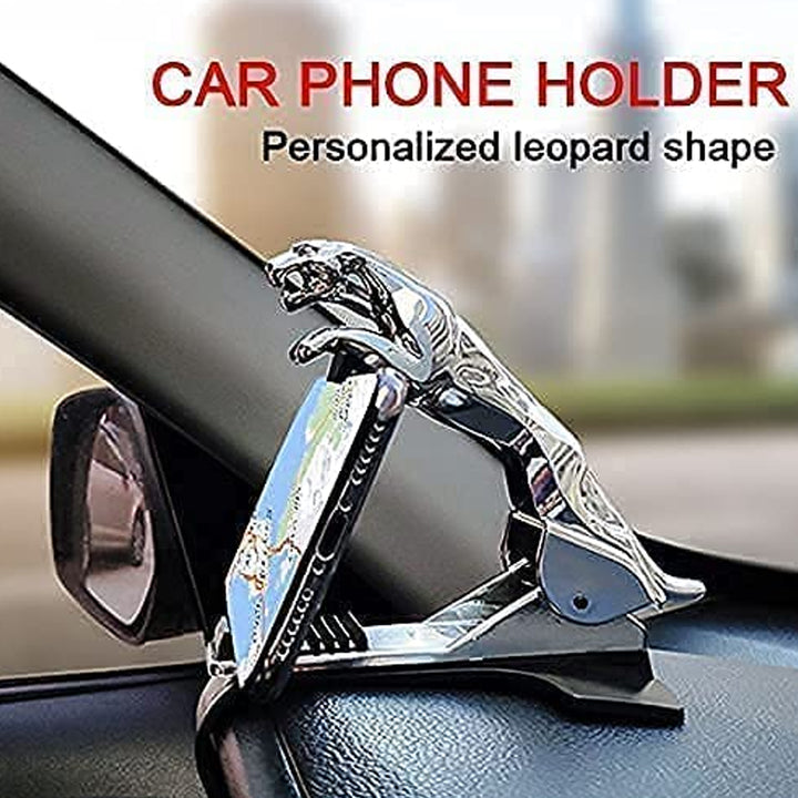 6469 Jaguar Leopard Shape Plastic Phone Clip Mobile Phone Holder For Car Use - Trendex