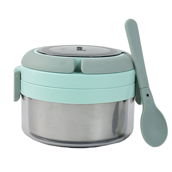 Ganesh Tiara 400ml Stainless Steel Insulated Lunch Box With Leakproof Lid  Folding Spoon - Trendex